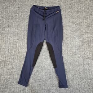Kerrits Riding Tights Womens Small Navy‎ Equestrian Knee Patch Breeches Pants